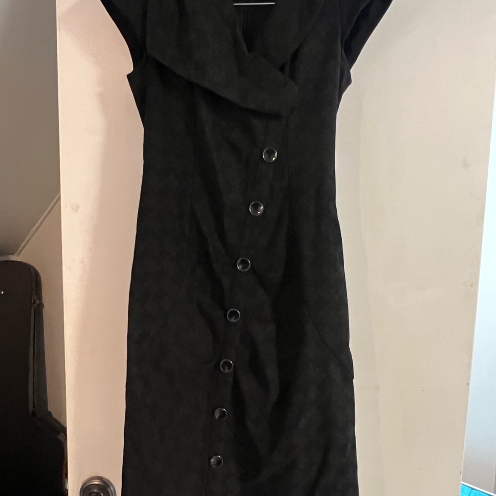 Le Chateau Faux-Button-Front Dress